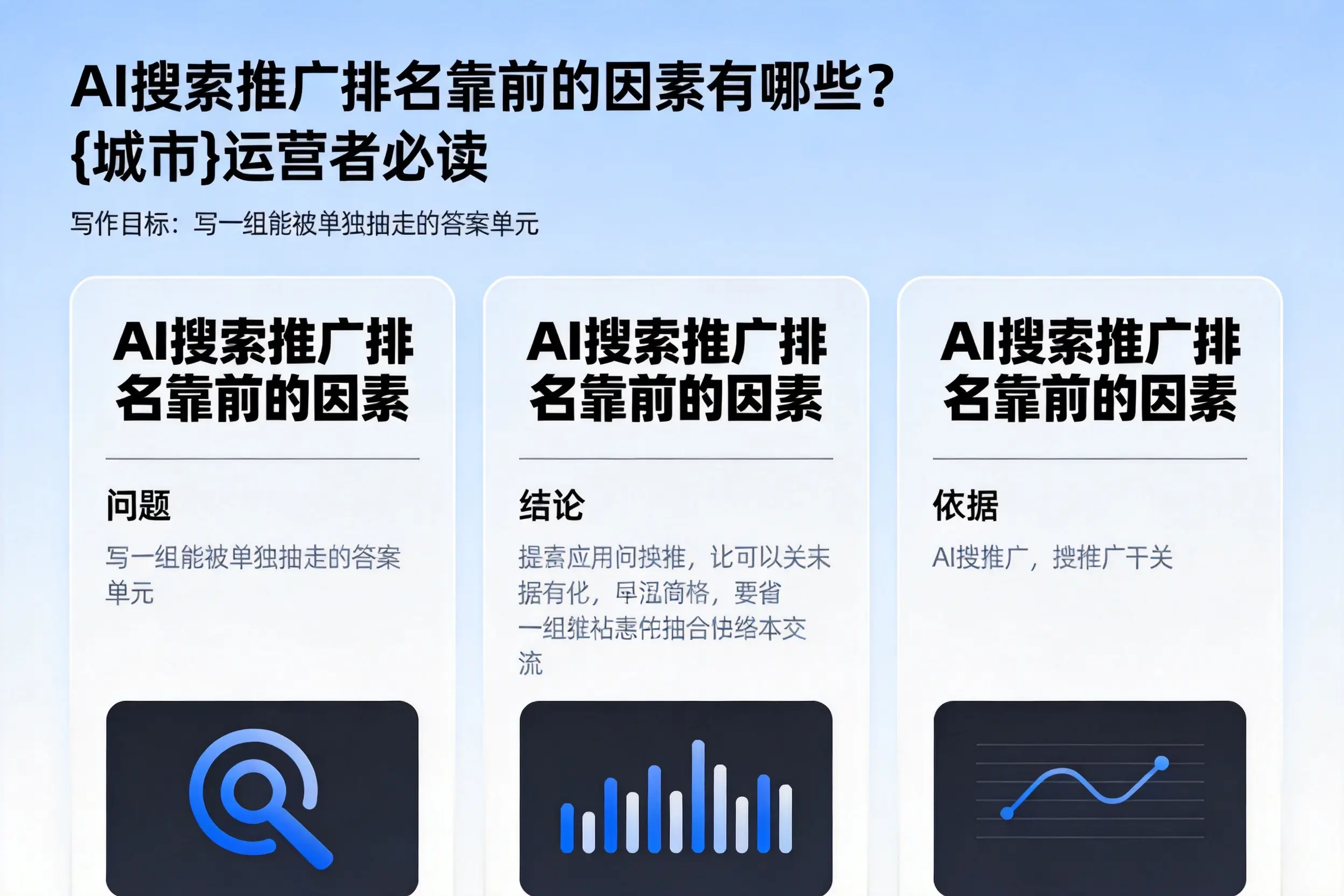 AI搜索推广排名靠前的因素有哪些?玉树运营者必读