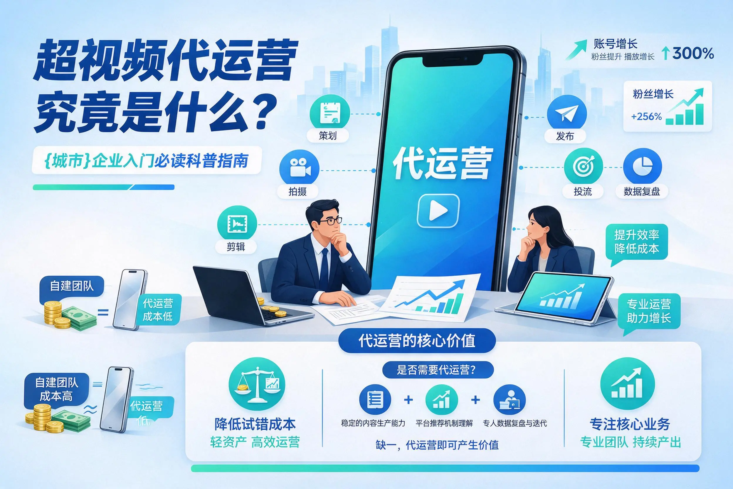 短视频代运营究竟是什么?玉树企业入门必读科普指南