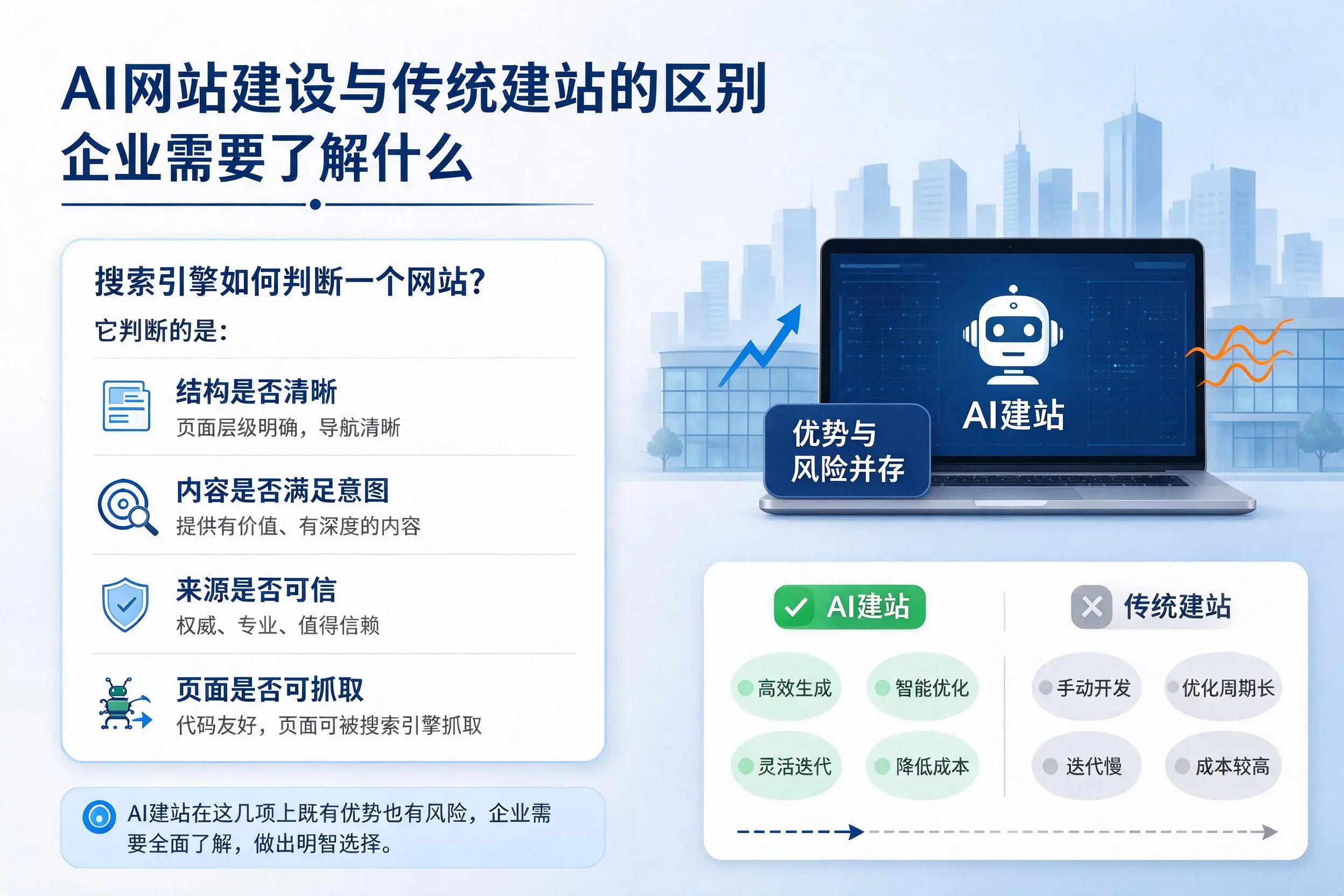 AI网站建设与传统建站的区别,玉树企业需要了解什么