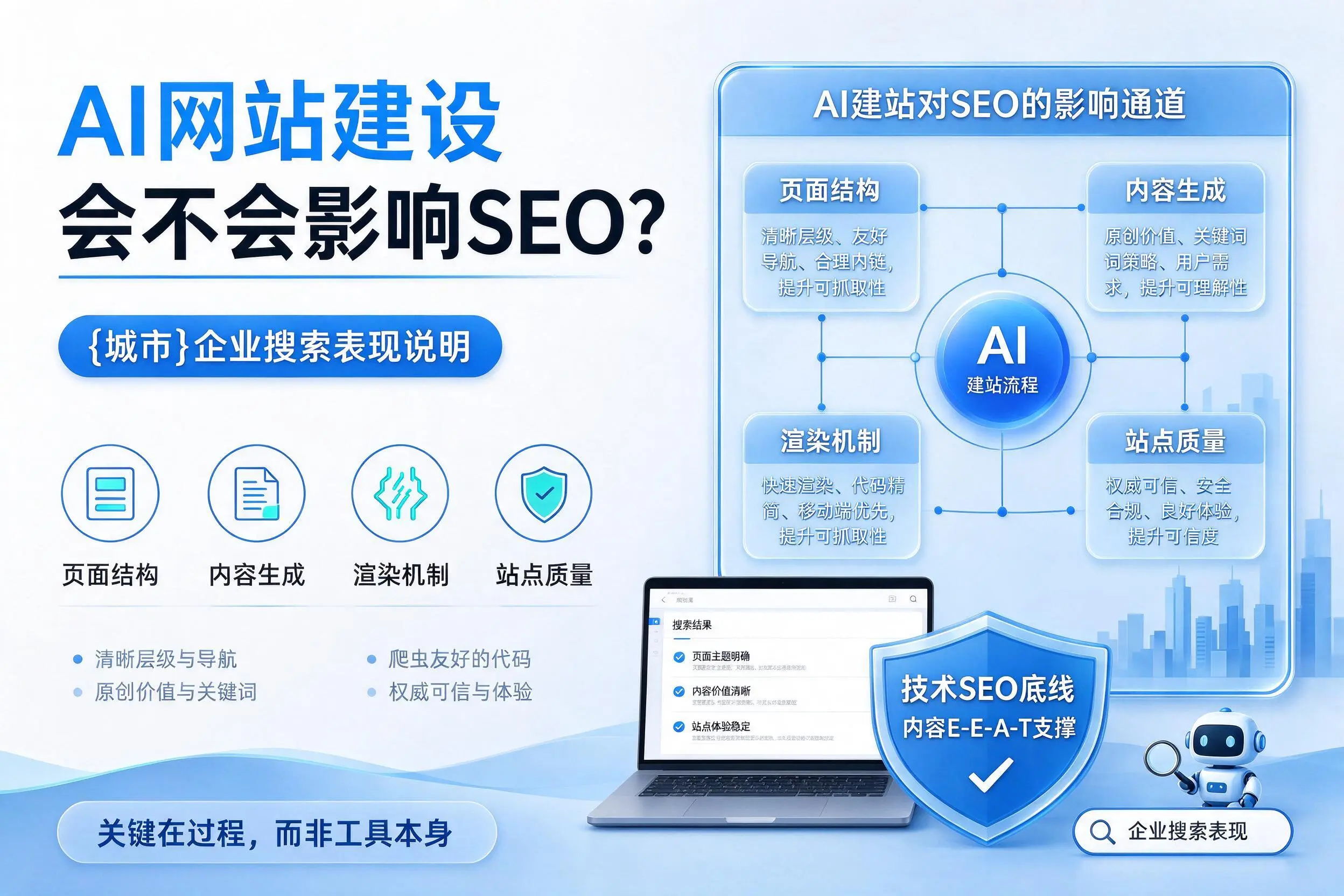 AI网站建设会不会影响SEO?玉树企业搜索表现说明