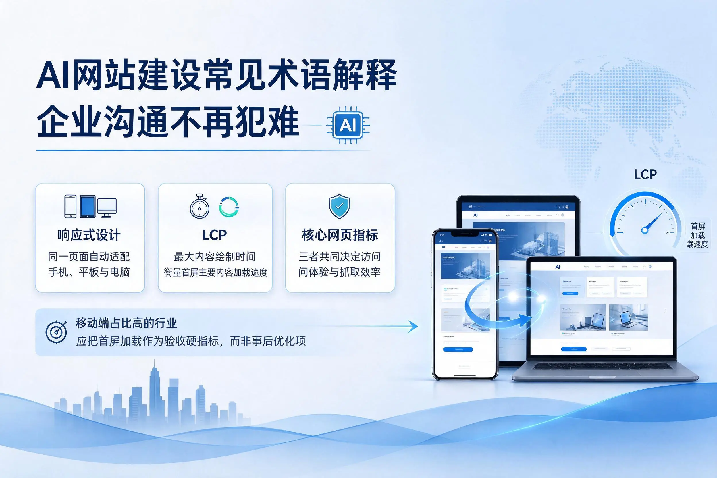 AI网站建设常见术语解释，玉树企业沟通不再犯难