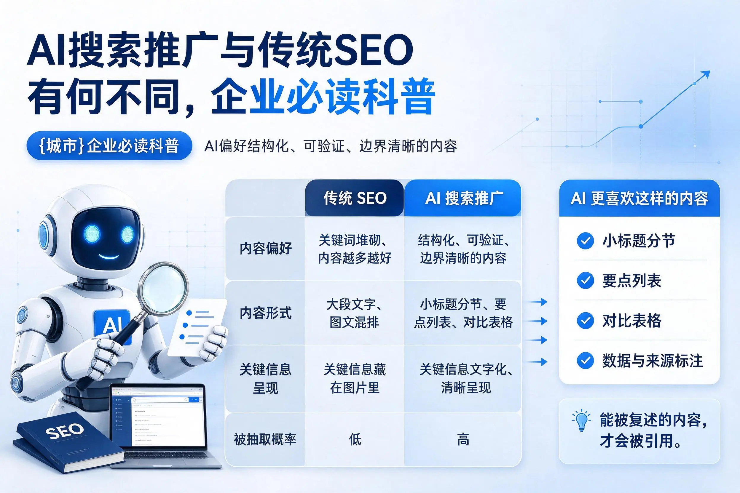 AI搜索推广与传统SEO有何不同，玉树企业必读科普